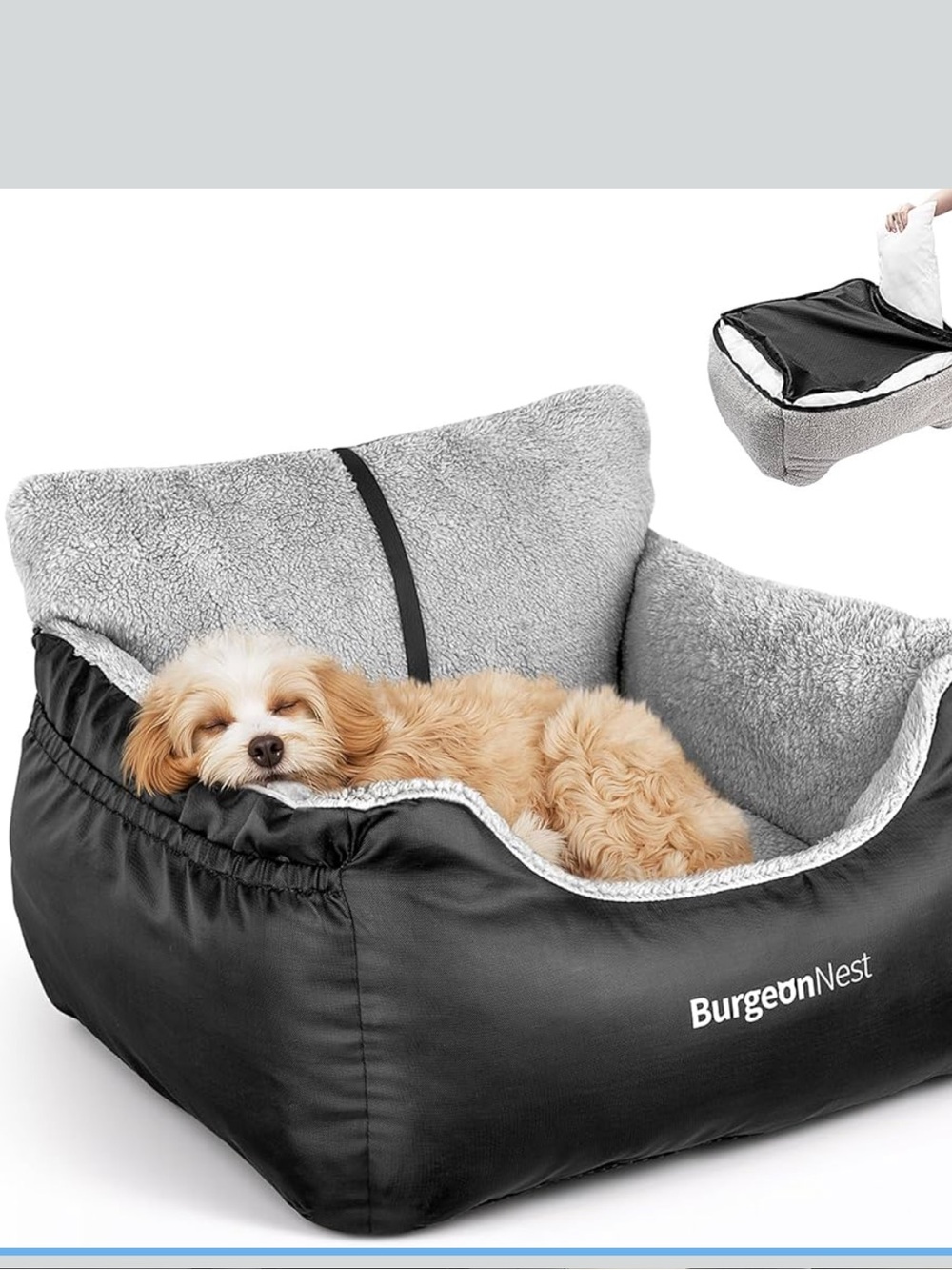 NEW Burton & Ball Fully Detachable Dog Booster Seat for Small Dogs up to 20 lbs